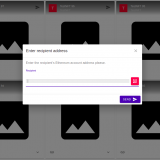 NFT Send Dialog