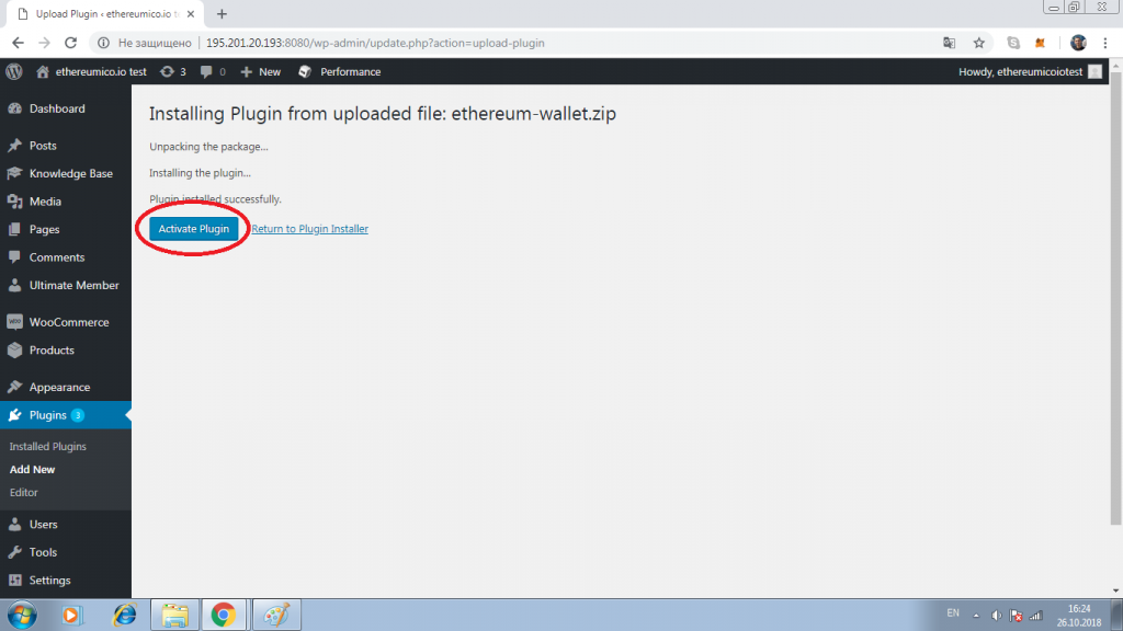 Install Ethereum Wallet