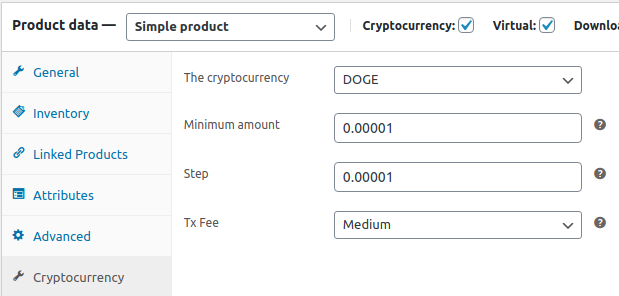 WooCommerce Product Settings